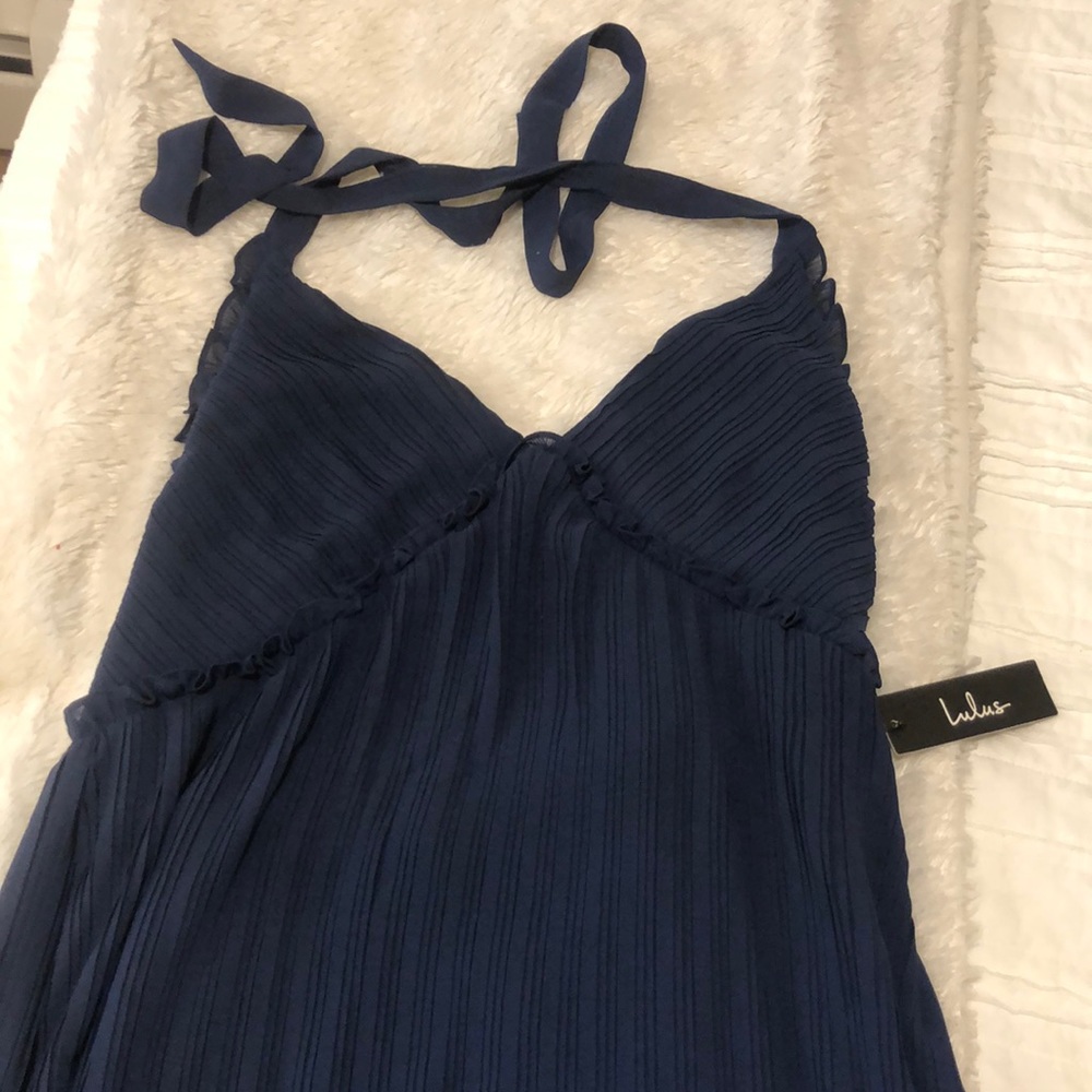 Lulu’s Navy Dress NEW WITH TAGS